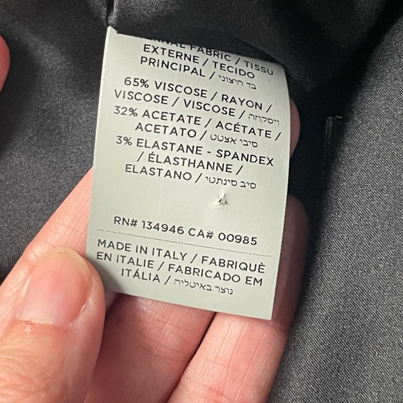 TOM FORD Famous Zipper Open Back Dress BLACK with GOLD Zipper ICONIC VINTAGE 44 - Picture 13 of 15